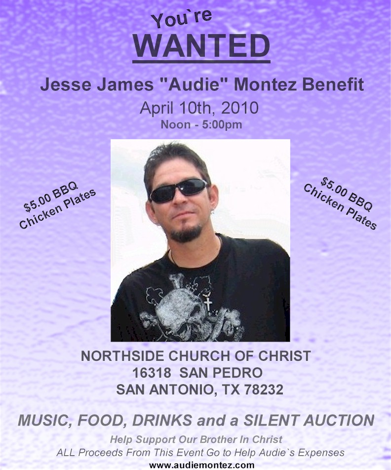 Jesse James "Audie" Montez Benefit   Click Here to Enter